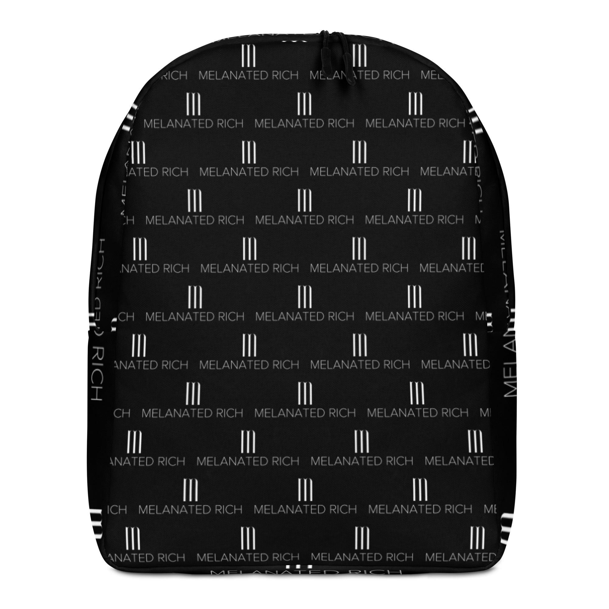 Logo Black Minimalist Backpack